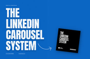 My LinkedIn carousels got me millions of views, thousands of followers, and hundreds of customers. I'm going to teach you how to write, design, and distribute carousels with this system. You'll also get 5 of my best-performing carousel templates.